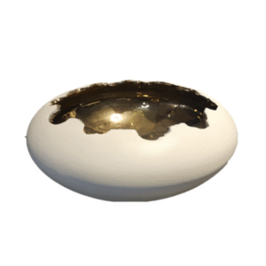 Orchid Bowl White – 36Ø x 15.5H CM (Ceramic)