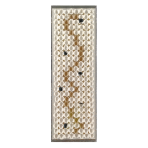 Serpentine Wall Art – Perspex Case – 40W x 5D x 120H CM Serpentine Wall Art   An elongated composition of repeating circular forms with subtle tonal shifts, encased in perspex. The Serpentine Wall Art flows with organic rhythm, bringing sculptural movement and contemporary polish to vertical spaces