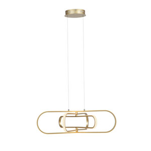 Nomad Led 3 Light Gold Pendant Light