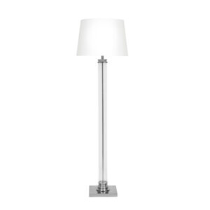 Peninsular 1 Light Silver Floor Lamp