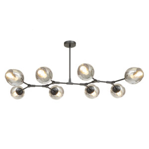 Molly 8 Light Smoked Ceiling Light