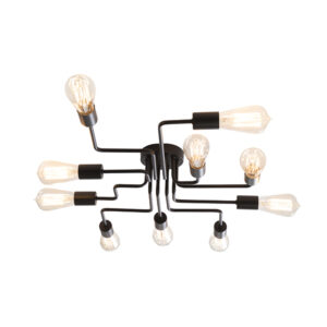 Matrix 10 Light Black Ceiling Light