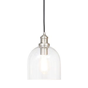 Mason Antique Satin Chrome Pendant Light
