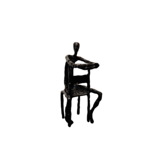 Onlooker Black – 9L x 10W x 21H cm (Metal)