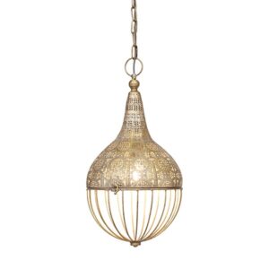 Tangiers Old Brass Pendant Light