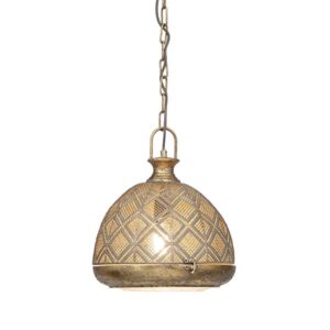 Tangiers Old Brass Pendant Light.2