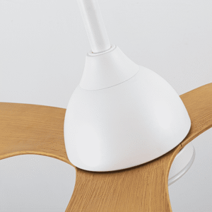 Chinook Ceiling Fan – NATURAL BLADES WITH WHITE ROD