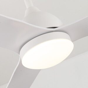 Chinook Ceiling Fan – WHITE BLADES WITH WHITE ROD