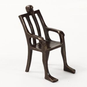 Chair Sculpture – 9.5L x 14W x 17.5H CM (Metal)